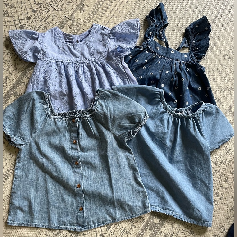 Old Navy/Gap Chambray Top Lot (4T)